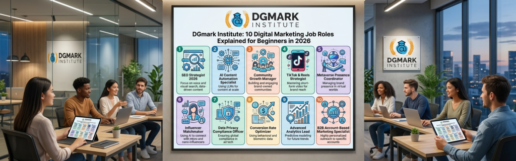10 digital marketing job roles for beginners